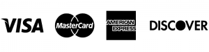 Accepted Cards: Visa, Mastercard, American Express, Discover