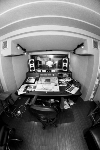 B&W Control Room Fisheye